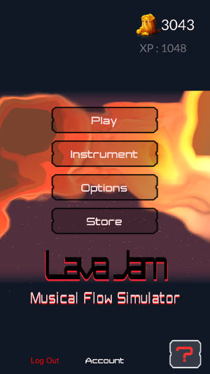 Lava Jam Main Menu